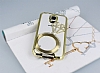 Shengo Samsung i9600 Galaxy S5 Tekta Tal Metal Gold Klf - Resim 6
