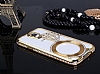 Shengo Samsung i9600 Galaxy S5 Tekta Tal Metal Gold Klf - Resim 4