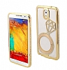 Shengo Samsung N9000 Galaxy Note 3 Tekta Tal Metal Gold Klf - Resim: 4