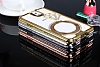 Shengo Samsung N9000 Galaxy Note 3 Tekta Tal Metal Gold Klf - Resim 1