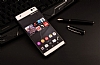 Sony Xperia C5 Ultra Desenli Siyah Silikon Klf - Resim: 3
