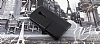 Sony Xperia Ion LT28i Standl Czdanl Siyah Deri Klf - Resim: 3