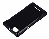 Sony Xperia M Siyah Silikon Klf - Resim: 3