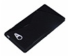 Sony Xperia M2 Desenli Siyah Silikon Klf - Resim 1