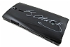 Sony Xperia S Atatrk mzal Sert Parlak Siyah Rubber Klf - Resim 1