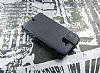 Sony Xperia Sola Kapakl Siyah Deri Klf - Resim: 2