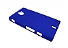 Sony Xperia Sola Mavi Rubber Klf - Resim 1
