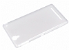 Sony Xperia T2 Ultra effaf Beyaz Silikon Klf - Resim: 2