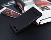 Sony Xperia XZ Premium Gizli Mknatsl Yan Kapakl Siyah Deri Klf - Resim 1