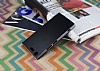 Sony Xperia XZ Premium Pencereli nce Yan Kapakl Siyah Klf - Resim: 2