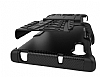 Sony Xperia XZ Sper Koruma Standl Siyah Klf - Resim 5