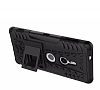 Sony Xperia XZ2 Sper Koruma Standl Siyah Klf - Resim: 1