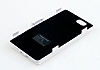 Sony Xperia Z1 Compact Standl Bataryal Beyaz Klf - Resim 5