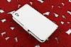 Sony Xperia Z1 Czdanl Beyaz Klf - Resim: 2