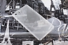 Sony Xperia Z1 effaf Beyaz Dik Desenli Silikon Klf - Resim: 3