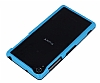 Sony Xperia Z2 Bumper ereve Mavi Klf - Resim: 3