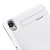 Sony Xperia Z3 Standl Bataryal Beyaz Klf - Resim 2