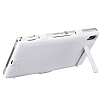 Sony Xperia Z3 Standl Bataryal Beyaz Klf - Resim 3