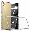 Sony Xperia Z5 Premium Tam Kenar Koruma effaf Rubber Klf - Resim 1