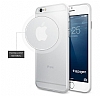Spigen Air Skin iPhone 6 / 6S Ultra nce effaf Beyaz Rubber Klf - Resim 4
