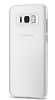 Spigen Air Skin Samsung Galaxy S8 Plus effaf Beyaz Rubber Klf - Resim: 3