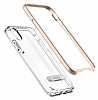 Spigen Crystal Hybrid iPhone X / XS Gold Klf - Resim 3