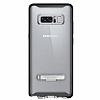 Spigen Crystal Hybrid Samsung Galaxy Note 8 Siyah Klf - Resim 2