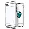 Spigen Crystal Wallet iPhone 7 / 8 Beyaz Klf - Resim: 1