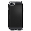 Spigen Crystal Wallet iPhone 7 / 8 Siyah Klf - Resim: 3