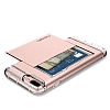 Spigen Crystal Wallet iPhone 7 Plus / 8 Plus Rose Gold Klf - Resim: 4