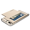 Spigen Crystal Wallet iPhone 7 Plus / 8 Plus Gold Klf - Resim 3