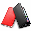 Spigen iPhone SE / 5 / 5S Wallet Kapakl Siyah Deri Klf - Resim: 2