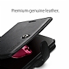 Spigen Valentinus iPhone 7 Plus / 8 Plus Czdanl Gerek Siyah Deri Klf - Resim: 2