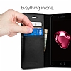 Spigen Valentinus iPhone 7 Plus / 8 Plus Czdanl Gerek Siyah Deri Klf - Resim: 3