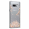 Spigen Liquid Crystal Samsung Galaxy Note 8 Shine Blossom Silikon Klf - Resim 1
