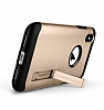 Spigen Slim Armor iPhone X / XS Gold Ultra Koruma Klf - Resim 7