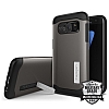 Spigen Slim Armor Samsung Galaxy S7 Edge Gunmetal Klf - Resim: 8