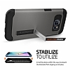 Spigen Slim Armor Samsung i9800 Galaxy S6 Edge Gunmetal Klf - Resim 5