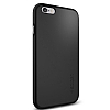 Spigen Thin Fit Hybrid iPhone 6 / 6S Siyah Rubber Klf - Resim 2