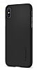 Spigen Thin Fit iPhone X / XS Siyah Rubber Klf - Resim: 1