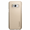 Spigen Thin Fit Samsung Galaxy S8 Plus Gold Maple Rubber Klf - Resim 1