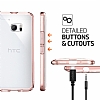 Spigen Ultra Hybrid Crystal HTC 10 Rose Gold Klf - Resim: 9