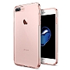 Spigen Ultra Hybrid iPhone 7 Plus / 8 Plus Rose Gold Klf - Resim: 6