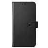 Spigen Wallet S LG G6 Standl Kapakl Siyah Deri Klf - Resim 1