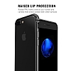 Sulada iPhone 7 Plus / 8 Plus Metal Bumper ereve Jet Black Klf - Resim 4