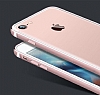 Sulada iPhone 7 / 8 Metal Bumper ereve Rose Gold Klf - Resim 4