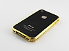 iPhone 4 / 4S Tal Gold Bumper ereve Klf - Resim 4
