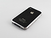 iPhone 4 / 4S Tal Silver Bumper ereve Klf - Resim 4