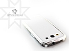 Tal Samsung Galaxy S3 / S3 Neo Silver Bumper ereve Klf - Resim 2