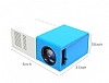Tanabilir Mavi Mini Led Video Projektr - Resim 7